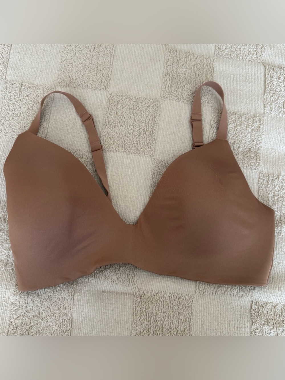 Skims Smooth Molded Wireless Bra - Chocolate Brown